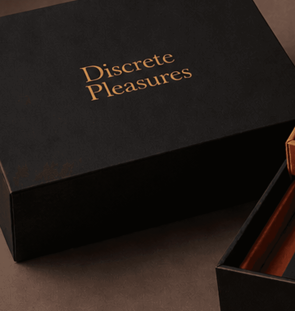Discrete Pleasures closed luxury box